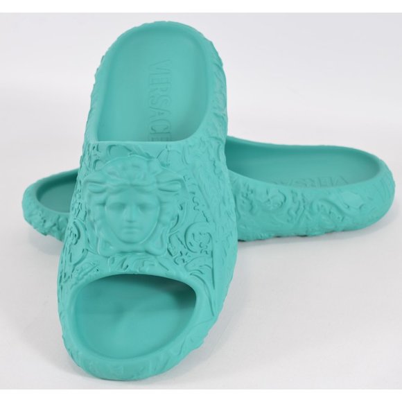 Versace | Shoes | New Versace Mens Baroque Medusa Turquoise  display picture 1